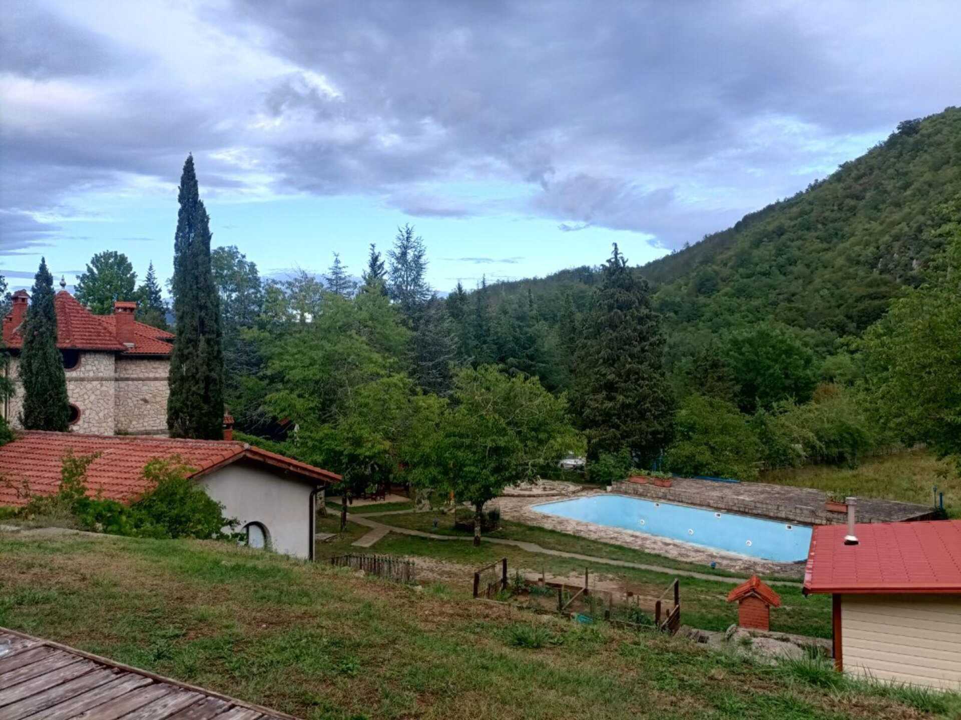 Blick auf den Pool